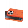 CPT90 Apple iPhone 14 Pro Max Regal Magsafe Standlı Kapak - Turuncu