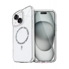 CPT90 Apple iPhone 15 Live Diamond Magsafe Kapak - Şeffaf
