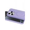 CPT90 Apple iPhone 15 Pro Max Regal Magsafe Standlı Kapak - Lila