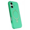 CPT90 Apple iPhone 16 Regal Magsafe Standlı Kapak - Yeşil