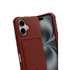 CPT90 Apple iPhone 17 Kelvin Kartvizitli Silikon - Bordo