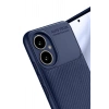 CPT90 Honor 400 Kılıf Auto Focus Karbon Kapak - Lacivert