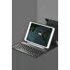 CPT90 iPad Pro 12.9 (2022) Kılıf KC01 Smart Klavyeli Tablet Kılıfı - Siyah