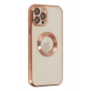 CPT90 iPhone 12 Pro Kılıf Slot Silikon - Rose Gold