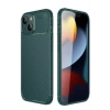 CPT90 iPhone 14 Kılıf Auto Focus Karbon Kapak - Koyu Yeşil