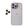 CPT90 iPhone 14 Pro Kılıf Roblox Lens Standlı Kapak - Pudra