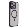 CPT90 iPhone 14 Pro Max Kılıf Roblox Lens Magsafe Standlı Kapak - Derin Mor