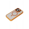 CPT90 iPhone 15 Pro Kılıf Roblox Lens Magsafe Standlı Kapak - Turuncu