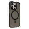 CPT90 iPhone 15 Pro Max Frost Standlı Magsafe Kapak - Siyah