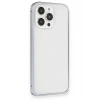 CPT90 iPhone 15 Pro Max Kılıf Metal Bumper Magneticsafe Kapak - Gri