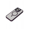 CPT90 iPhone 15 Pro Max Kılıf Roblox Lens Magsafe Standlı Kapak - Derin Mor
