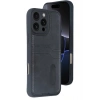 CPT90 iPhone 16 Pro Kılıf Sara Kartvizitli Deri Kılıf - Siyah