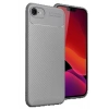 CPT90 iPhone 16E Kılıf Auto Focus Karbon Kapak - Gri