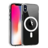 CPT90 iPhone X Kılıf Magneticsafe Şeffaf Silikon - Şeffaf