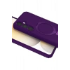 CPT90 Samsung Galaxy A15 4G Regal Magsafe Standlı Kapak - Derin Mor
