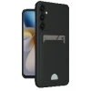 CPT90 Samsung Galaxy M15 Kelvin Kartvizitli Silikon - Siyah