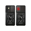 CPT90 Samsung Galaxy S24 FE Pars Lens Yüzüklü Silikon - Kırmızı