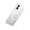 CPT90 Samsung Galaxy S25 Edge Kılıf PC Zara Magsafe Şeffaf Kılıf - Şeffaf