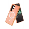 CPT90 Samsung Galaxy S25 Ultra Glow Magsafe Kapak - Turuncu