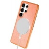 CPT90 Samsung Galaxy S25 Ultra Glow Magsafe Kapak - Turuncu