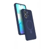 CPT90 Xiaomi Redmi Note 14 4G Regal Magsafe Standlı Kapak - Lacivert