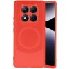CPT90 Xiaomi Redmi Note 14 Pro 4G Kılıf Maya Karbon Kapak - Kırmızı