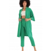 Rahat Kesim Kimono Üst-Yeşil