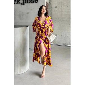 Çiçek baskılı elbise