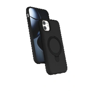 CPT90 Apple iPhone 11 Regal Magsafe Standlı Kapak - Siyah