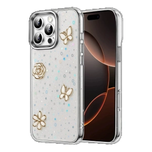 CPT90 Apple iPhone 16 Pro Max Fiyonk Desenli Kapak - Desen 2