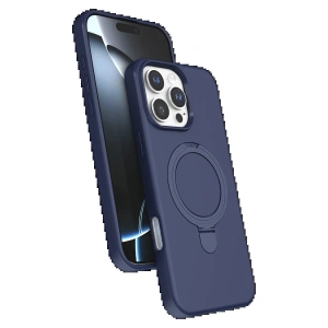 CPT90 Apple iPhone 16 Pro Regal Magsafe Standlı Kapak - Lacivert