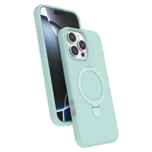 CPT90 Apple iPhone 16 Pro Regal Magsafe Standlı Kapak - Su Yeşili