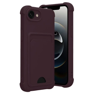 CPT90 Apple iPhone 16E Kelvin Kartvizitli Silikon - Derin Mor