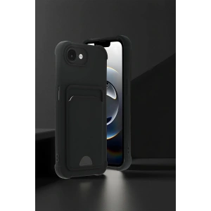 CPT90 Apple iPhone 16E Kelvin Kartvizitli Silikon - Koyu Yeşil