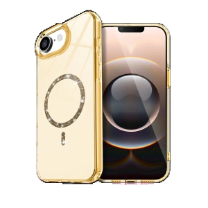 CPT90 Apple iPhone 16E Live Diamond Magsafe Kapak - Sarı