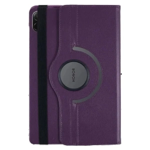 CPT90 Huawei Honor Pad X8A Kılıf 360 Tablet Deri Kılıf - Mürdüm