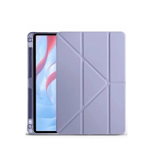 CPT90 Huawei Honor Pad X9A Kalemlikli Mars Tablet Kılıfı - Açık Mor