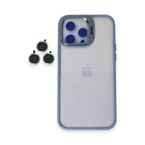 CPT90 iPhone 14 Pro Max Kılıf Roblox Lens Standlı Kapak - Sierra Blue