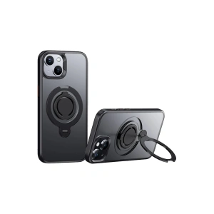 CPT90 iPhone 15 Avatar 360 Dönen Magsafe Kapak - Siyah