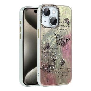 CPT90 iPhone 15 Kılıf Blade Aynalı Desenli Kapak - Desen 6