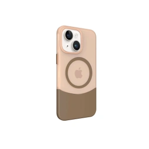 CPT90 iPhone 15 PC Suit Magsafe Kapak - Kahverengi