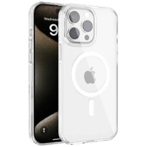 CPT90 iPhone 15 Pro Gleam PC Sert Magsafe Kılıf - Şeffaf