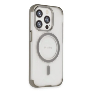 CPT90 iPhone 15 Pro Hilton Magsafe Kapak - Titan Gri