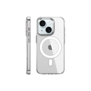 CPT90 iPhone 15 Pro Kılıf Crystal Magsafe Kapak - Şeffaf