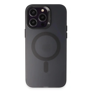 CPT90 iPhone 15 Pro Kılıf Mateks Magsafe Kapak - Siyah