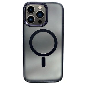 CPT90 iPhone 15 Pro Max Solid Magsafe Kapak - Derin Mor