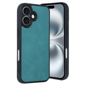 CPT90 iPhone 16 Kılıf Aras Deri Kapak - Açık Yeşil