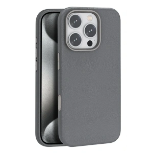 CPT90 iPhone 16 Pro Max Wonder Deri Magsafe Kapak - Titan Gri