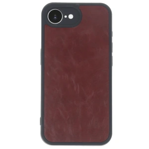 CPT90 iPhone 16E Kılıf Aras Deri Kapak - Bordo