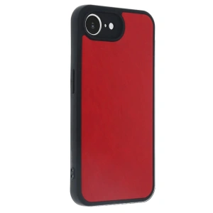 CPT90 iPhone 16E Kılıf Aras Deri Kapak - Kırmızı